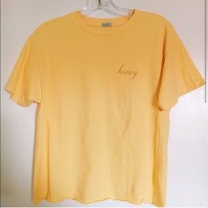 Yellow honey shirt